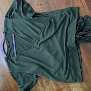 Paperoc XL Olive Green Blouse